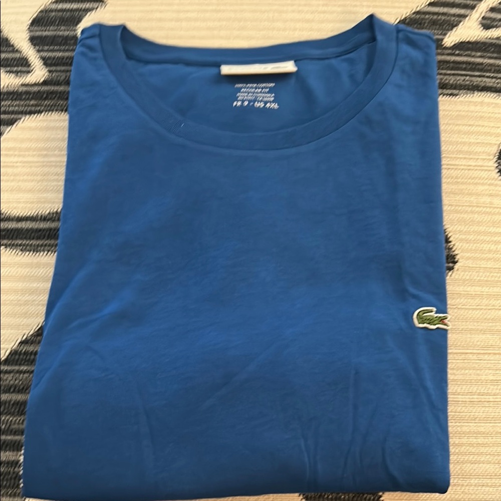 Lacoste Men's Blue T-Shirt